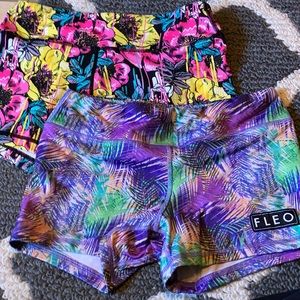 Born primitive and fleo shorts. Small